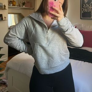 Danskin Grey Quarter Zip